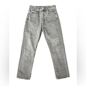 Rag & Bone Maya High Rise Ankle Slim Jeans Women’s Size 26 Grey Denim Button Fly